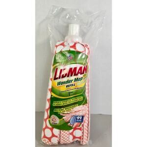 Libman Wonder Mop Refill Microfiber Grip Strips Replacement Machine Washable NEW